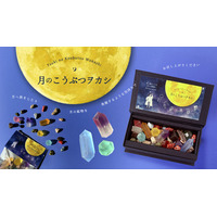 月を旅して鉱物を発掘できたならーそんな物語からイメージしたお菓子【月のこうぶつヲカシ】が新登場。1月30日より期間限定で販売開始