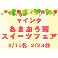 ＜博多駅で旬のあまおうスイーツを食べ比べ＞総勢9店舗が大集合！2/10～「マイングあまおう苺スイーツフェア2026」JR博多駅 博多エキナカ マイング