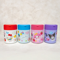 【サンリオキャラクターズ】ぷっくりとした3Dアートが可愛い！スケーター「ぷっくりバルーン」デザインの保温・保冷デリカポット