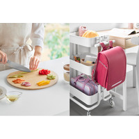 【山崎実業 新商品のお知らせ】 さまざまな食材を一度にカットできる丸いまな板や、おうちのスチールワゴンに取り付けるランドセル＆リュックハンガーなど、新商品が発売になりました。