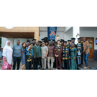 CLOUDY×MR.BROTHERS CUT CLUB BARBER ACADEMY in Ghanaにて32名が卒業