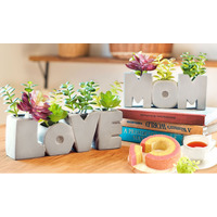 【2026年母の日】“LOVE／MOM”がポットに　言葉を飾る新ギフト発売！
