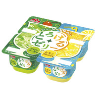 大人にも子どもにも大人気の「とろけるゼリー」シリーズからソフトドリンクの人気フレーバーが新登場！「森永とろけるゼリー メロンソーダ味＆レモンスカッシュ味 4個パック」4月7日（火）より全国にて新発売