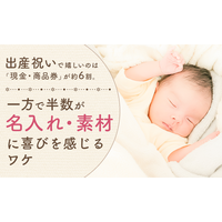 出産祝いで嬉しいのは「現金・商品券」が約6割。一方で半数が“名入れ・素材”に喜びを感じるワケ