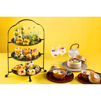 富山のホテルで南砺市産エディブルフラワーが彩る贅沢な時間を。“マンゴーとメロン”を主役にしたアフタヌーンティーが4月より登場！