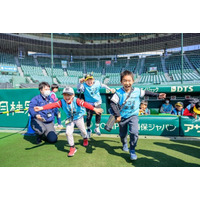 憧れの阪神甲子園球場を舞台に阪神タイガースOB 原口文仁さん・秋山拓巳さんが子どもたちに伝えたプロとして大切なこと「ドコモ未来フィールド」の特別プログラムを開催