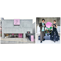 レゴ(R)ブロックで組み立てた巨大なピンクローズも登場 レゴ(R)ボタニカル製品に「花言葉」のメッセージ込めた6種類のブーケアレンジを特別展示 原宿が春色に染まる「レゴ(R)ボタニカル ブルームギャラリー」開催