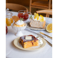 【cafe HACHI&MITSU】スイーツメニューがリニューアル！「はちみつレモンシフォン」や「焦がしはちみつのプリン」などのメニューが新登場