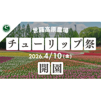 【広島／世羅】75万本のチューリップが咲きあふれる「チューリップ祭」4月10日OPEN！《世羅高原農場》