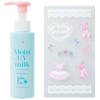 「保湿」と「UVケア」が叶う1本２役の「ママ＆キッズ モイストUVミルク（ドリームデザイン）」(SPF25/PA++) にメゾ ピアノとのコラボボトルが登場