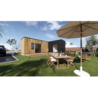 【新発売】景色を綴じ込める。最小限で、最大の豊かさを。モジュール建築『most-Flat』が(株)Mobitectより登場