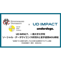 UD IMPACT、一橋大学大学院ソーシャル・データサイエンス研究科と産学連携MOU締結｜“起業前”から挑戦を後押しする2日間の起業教育プログラムを開催・参加者募集中