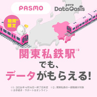povoデータが無料でもらえる「povo Data Oasis」を期間限定で、関東の私鉄駅等にて提供