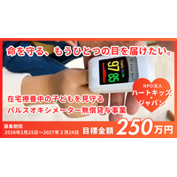 【医療制度の隙間を埋める】退院後の心疾患児に「もうひとつの目」を。パルスオキシメーター無償貸与を拡充する寄付プロジェクト、開始1ヶ月でさらなる支援を呼びかけ