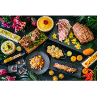 【ヒルトン東京お台場】藁焼きローストビーフとトロピカルフルーツが競演　 「ミート×マンゴー＆メロン ビュッフェ」開催