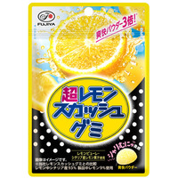 【不二家】レモンスカッシュをイメージした、“超”爽快な甘酸っぱい味わい「超レモンスカッシュグミ」