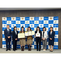 「第3回FESコンテスト Supported by ゆうちょ銀行」で受賞の志学館高等部生徒が木更津市長を表敬訪問