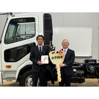 【専門学校 新潟国際自動車大学校】実践的な整備教育の充実へ　太平興業株式会社様よりトラック車両を寄贈いただきました