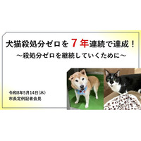 【奈良市役所】犬猫殺処分ゼロを7年連続で達成しました【市長会見】（令和8年5月14日発表）