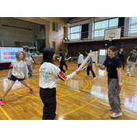 神山まるごと高専の保健体育授業で、次世代デジタルスポーツ「Cyber KASSEN」を体験実施
