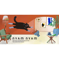 猫の嗅覚を刺激する「天然出汁の焙煎アロマ」と高タンパクを両立。愛猫の本能が目覚める国産プレミアムキャットフード『nyam nyam』2026年6月11日新発売！