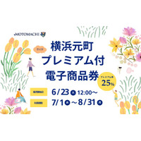 横浜元町プレミアム付電子商品券 第4弾の販売開始のお知らせ