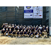 【一建設株式会社】「愛知県立碧南工科高等学校」建築デザイン科2年生39名を対象に木造住宅の建築現場見学会を6月12日（金）に開催
