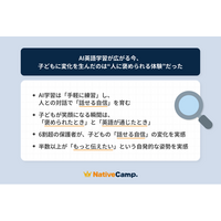 AI英語学習が広がる今、子どもの「話せる自信」につながったのは“人に褒められる体験”だった