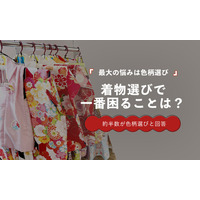 着物選びで最も困るのは「色柄選び」48％｜サイズよりも“似合う一着選び”に悩む傾向【保護者100人調査】