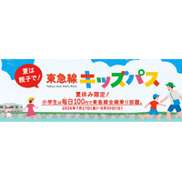 １００円で東急線が１日乗り降り自由になる「東急線キッズパス」を、夏休み期間限定で、平日も含めて毎日発売します！