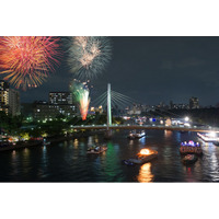 「火と水の祭典」天神祭が今年も開幕！　7月25日(土)に打ち上げられる奉納花火の船上観覧席と特別観覧席が発売中