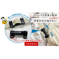 重い荷物も、ビジネスバッグも。肩への衝撃を緩和する「リュックのサスペンション」改良版マルチタイプをMakuakeで先行販売開始