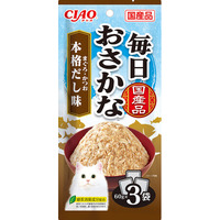 いなばペットフード　猫ちゃん用「CIAO 毎日おさかな」パウチに新しいフレーバーが仲間入り！