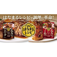 ハンバーグも、つくねも、ボウルを使わず簡単にできる！「うちのごはん はなまるレシピ」シリーズ新発売！～手でこねないのに、しっかりまとまり、ふっくらジューシー～