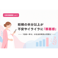 「妊娠は幸せなはず」という固定観念がプレッシャーに。妊婦の半数以上が、不安やイライラなどの感情に罪悪感。