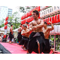 【マッチョ×お祭り】中野駅前大盆踊り大会で筋肉紳士集団ALLOUTが今年も「筋肉盆踊り」で盛り上げる！水かけ企画も実施！