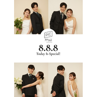 “令和8年8月8日”は末広がり婚ラッシュ！セルフ写真館「PICmii」が新婚カップルへ世界にひとつの「オリジナルフォト」をプレゼントイベントを開催