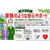 大阪府寝屋川市の「家族のような安心サポート事業」に、身元保証事業者の登録事業者として「あかり保証」が選定