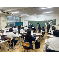 地域の中学生のキャリア教育を支援　桑原組が安曇川中学校で2年連続の「マナー講座」を実施