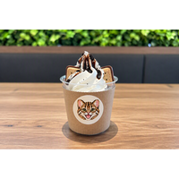 ツシマヤマネコをモチーフにした学生企画のソフトクリーム、10月10日（土）から福岡市動物園のカフェで販売