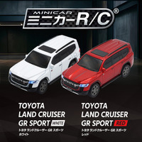 ダイキャスト仕様でリアルな走りを実現！『ミニカーR/C TOYOTA LAND CRUISER GR SPORT（ホワイト・レッド）』2026年10月10日（土）より発売開始！（各税込3,278円）