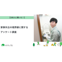 【おうちにプロ】家事外注の境界線に関するアンケート調査